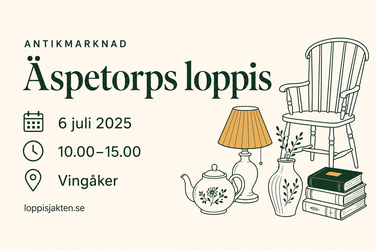 Äspetorps loppis - Photo 1